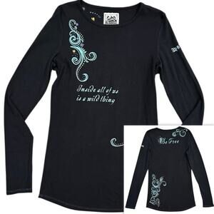 Alp N Rock “Inside all of us is a wild thing; Be free” Long Sleeve Top